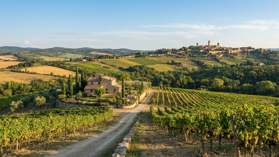 Italy Wine Regions, Tuscany Valley
